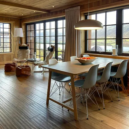 شقة Flat With Panoramic Views Of Hallingskarvet