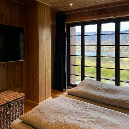 شقة Flat With Panoramic Views Of Hallingskarvet